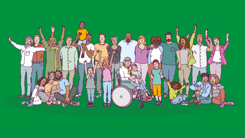 Large Diverse Group