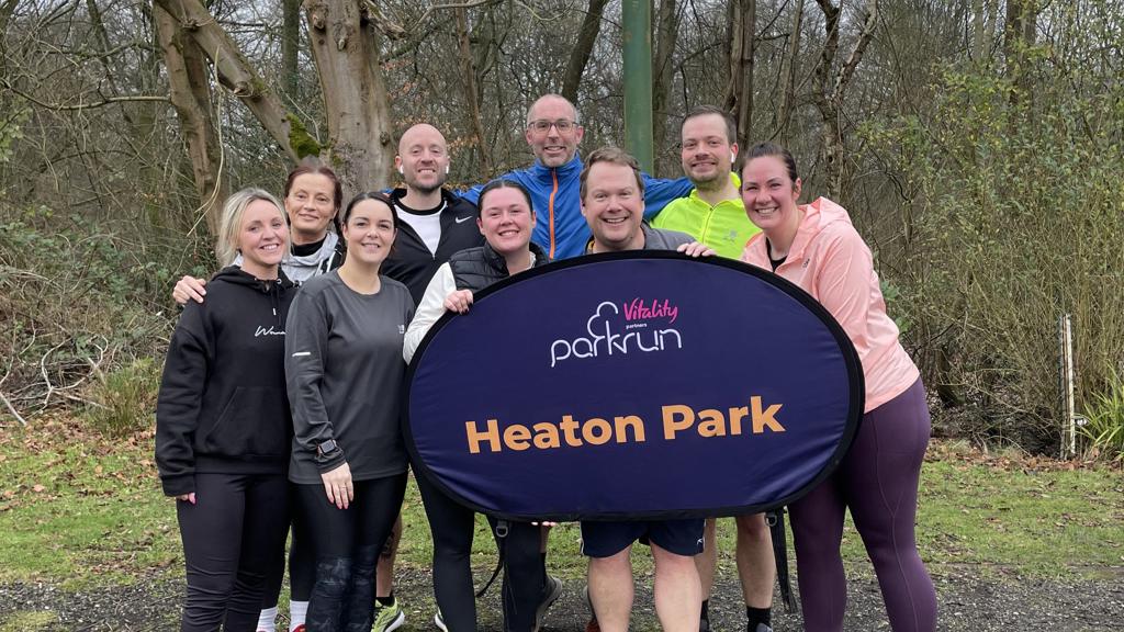 RBH employees at Heaton parkrun